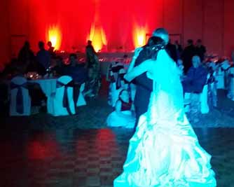 sheboygan wedding dj uplighting first dance